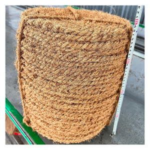 Corde en fibre de coco avec structure torsadée, adaptée à l'agriculture, au jardinage et aux applications décoratives - Product Image 1
