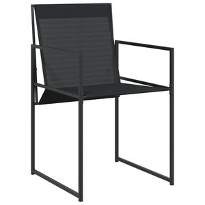 Conjunto de Comedor para Jardín en Negro - Product Image 3