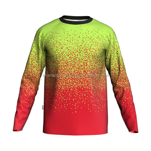 เสื้อแรชการ์ดแขนยาวผู้ชาย สีตามสั่ง พิมพ์ลายด้วยความร้อน แห้งเร็ว ผลิตจากโพลีเอสเตอร์/คอตตอน UPF50 ป้องกันแบคทีเรีย เป็นมิตรกับสิ่งแวดล้อม - Product Image 6