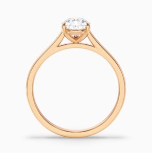 Bague en Moissanite taille Poire en Argent Sterling 925 Plaqué Or Jaune, Bague de Fiançailles et de Mariage Délicate, Minimaliste, Goutte d'Eau, Promesse - Product Image 2