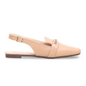 WN5360 Beige Sling Back Flats - Product Image 4