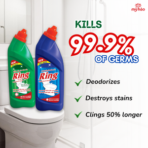 Líquido Limpiador de Inodoros Profesional Ring, Acción Rápida, Eliminador de Cal y Óxido, Eliminador de Olores, Fórmula para el Cuidado del Baño, OEM ODM - Product Image 6