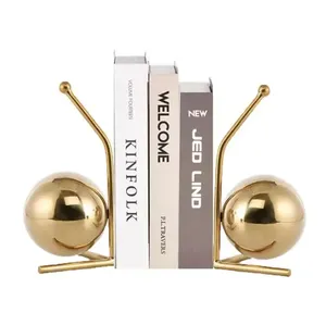 Porte-livres découpé au laser, qualité supérieure, nouveau style, métal noir, pour bureau, université, table et décoration - Product Image 4