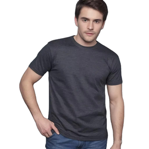 T-shirt Homme Personnalisé en Gros à Manches Courtes, Col Rond Fin, Style Décontracté d'Été, Mode Streetwear - Product Image 1