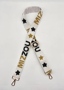 Cinturones de cuentas personalizables, correa ajustable para bolso cruzado, para la novia y para el espíritu del equipo. - Product Image 3