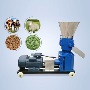 Machine à granulés d'aliments pour animaux, capacité de 200 kg/heure, moteur électrique en acier inoxydable, monophasé, taille des granulés de 6 à 8 mm, haute productivité - Product Image 5