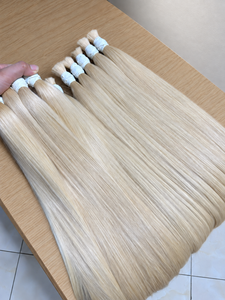 ผมแท้เวียดนามเกรดพรีเมียมแบบเรมี่ เส้นตรงสีบลอนด์ ขายส่งและขายปลีก - Product Image 1