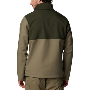 Top Design Men's Softshell Jacket Stretchable Material Adjustable Cuffs Windproof Hiking Training To Use Men's Softshell Jacket - Product Image 4