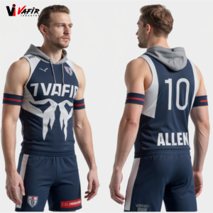 Tenue de football Vafir 7v7 imprimée par sublimation, respirante, anti-bactérienne, protection UV, séchage rapide, personnalisable, haute performance - Product Image 5