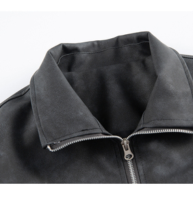 <b>High</b> Quality Casual Biker Black Pu Motorcycle <b>Leather</b> Plus Size Men Jackets Custom Stylish Vegan <b>Leather</b> Jackets for Men - Product Image 4