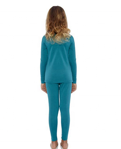 Ensemble de sous-vêtements thermiques pour garçons, confortable et chaud pour un usage quotidien, export en gros, ensemble thermique doublé polaire pour filles, hiver premium - Product Image 5