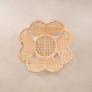 Eco Friendly Rattan <b>Tray</b> Handmade Woven <b>Round</b> <b>Serving</b> <b>Tray</b> Natural Boho Table Decor Home Restaurant Wholesale B2B Factory Direct - Product Image 2
