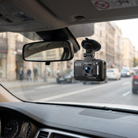 Caméra embarquée Sudex 360° 3 canaux 4K avec écran IPS 3 pouces, GPS, 3 caméras, enregistrement en boucle, moniteur de stationnement, vision nocturne, garantie 1 an