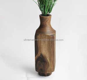 Natural Wood <b>Flower</b> <b>Vase</b> Cheep Piece and Acacia Wooden <b>Flower</b> Pot Planter Wood Home Garden Use Hot <b>Sale</b> - Product Image 6
