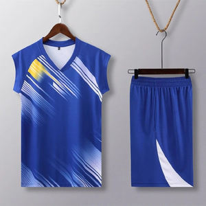 Ensemble d'uniformes de volley-ball personnalisés par sublimation – Maillot sans manches et short en polyester respirant – Tenue d'équipe OEM en gros pour adultes et enfants - Product Image 3