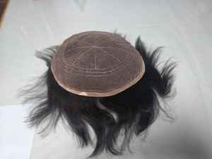 ท็อปเป้ผมแท้แบบเต็มศีรษะสำหรับผู้ชาย ผมอินเดียเรมี่ แบบลอน ความหนาแน่น 100% ความยาวสั้น TAZ HAIR BANGLADESH - Product Image 2