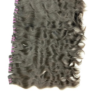 Wholesale 100% Unprocessed Cuticle Aligned Grade <b>12</b> Remy Hair Extensions Indian Raw Human Bundles Directly Vendors Wave Style - Product Image 1