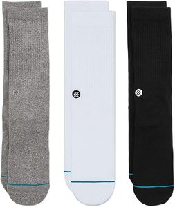 Chaussettes classiques décontractées en coton mélangé, anti-bactériennes et antidérapantes - Product Image 4