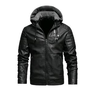 Chaqueta de piel de oveja auténtica para hombre, textura suave, artesanía de alta calidad, chaqueta de cuero informal de invierno a la moda. - Product Image 2