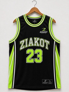 Wholesale Direct Ziakot Industry Custom Black Pink-<b>Light</b> Blue 3D PatternTropical Hawaii Palm <b>Leaves</b> Authentic Basketball Jersey - Product Image 3