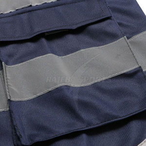 Gilet de sécurité respirant à ajustement réglable certifié CE, haute visibilité, vêtements de travail réfléchissants, construction durable et légère pour la route - Product Image 4
