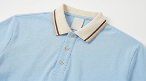 Men’s Yarn-Dyed Striped Collared T-Shirt Unique Style Soft Cotton Short Sleeve Summer Casual Comfortable Tee - Product Image 5