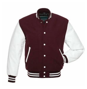 Custom Print <b>Long</b> Sleeve <b>Men</b> Letterman Button <b>Jacket</b> Hoodie Plain Blank Varsity Fleece Baseball <b>Men's</b> <b>Jackets</b> Hoodies - Product Image 1