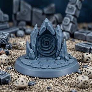 Puertas de Calabozos DND Sin Pintar de 28mm/32mm, Terreno de <span class=keywords><strong>Mesa</strong></span> de Fantasía, Miniatura Impresa en 3D para D&D, <span class=keywords><strong>Pathfinder</strong></span>, Accesorios de Juegos de Guerra - Product Image 3