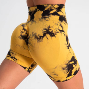 Shorts Deportivos de Yoga para Mujer, Cintura Alta Elástica, Fáciles de Usar, Duraderos, Transpirables, de Secado Rápido, Ligeros, Elásticos, Casuales, para Gimnasio - Product Image 3