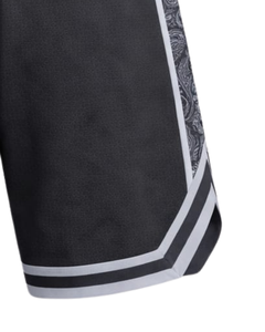 Shorts de basket-ball pour hommes noir et gris, respirants, à séchage rapide, pour le sport, la gym, l'entraînement, la course à pied, shorts athlétiques, fabricant OEM personnalisé - Product Image 6