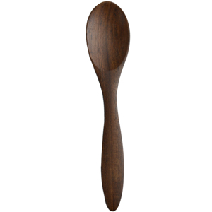 Cuchara de ensalada pulida decorativa, juego de cucharas de sopa de diseño de madera para servir comida, diseño para cocina y hotel, cubertería natural. - Product Image 2