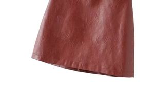 New Arrival Fashionable Casual <b>Women</b> Genuine Leather <b>Skirt</b> <b>Knee</b>-<b>Length</b> Breathable Ladies Fashion <b>Skirt</b> by Standard International - Product Image 6