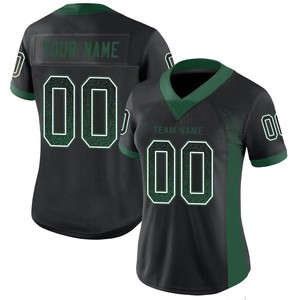 Maillots de football personnalisés, tissu 100% polyester, séchage rapide, respirant, logo, nom et numéro de l'équipe, prix d'usine en gros - Product Image 2