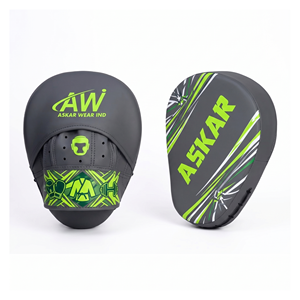 OEM ODM Supported Customized Boxing Target <b>Focus</b> <b>Pad</b> Green Cowhide Leather Durable All Seasons Training Gear - Product Image 4