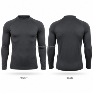 Custom Men <b>Skin</b>-Fit Compression Top High Quality Gym Workout <b>Base</b> <b>Layer</b> Moisture Wicking Performance Wear - Product Image 5