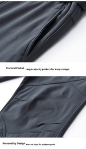 <span class=keywords><strong>Pantalon</strong></span> long unisexe décontracté <span class=keywords><strong>pour</strong></span> l'extérieur, <span class=keywords><strong>la</strong></span> <span class=keywords><strong>montagne</strong></span>, le ski, imperméable, avec empiècements de couleur assortie, en softshell et polaire standard, <span class=keywords><strong>chaud</strong></span> - Product Image 5