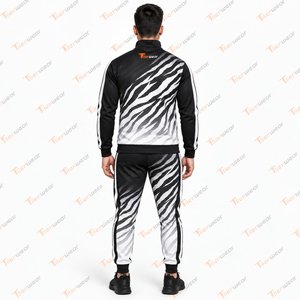 <b>Mens</b> Sublimation Team Tracksuit Custom Sports Uniform Jacket <b>Pants</b> Athletic Training <b>Running</b> Football Basketball Fitness Gym - Product Image 4