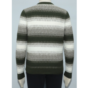 Suéter de Punto Jacquard Personalizado para Hombre, Servicio OEM ODM, Algodón Suave, Transpirable, de Secado Rápido, Venta al Por Mayor, Marca Privada - Product Image 5