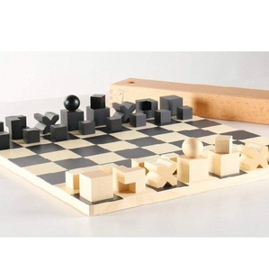 Échiquier en bois magnétique de haute qualité - Artisanat de luxe, jeu d'échecs classique, jeux de société éducatifs pour cadeau et décoration - Product Image 5