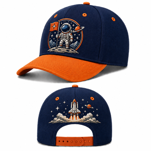 Custom Fashion Baseball <b>Cap</b> With Front Back Embroidered Logo Sports Team Snapback Hat For Men <b>Women</b> Wholesale Ready Customizable - Product Image 2