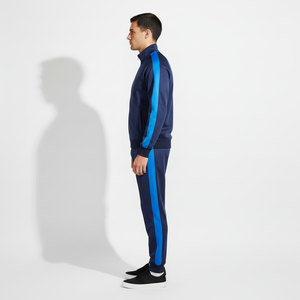 Survêtement de football unisexe deux pièces 100 % polyester, décontracté, uni, sportif, mi-lourd, imprimé par transfert thermique, respirant, longueur intégrale, avec côtés imprimés - Product Image 3