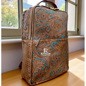 Genuine Quality Tooled leather Premium <b>Backpack</b> For <b>Women</b> Office And Lifestyle At Best Price By Supplier leather <b>Backpack</b> - Product Image 1