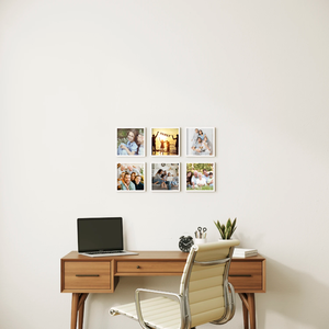 Cadre photo sur mesure en résine dorée vintage haut de gamme, fait main, écologique, décorations élégantes pour salon et canapé - Product Image 5