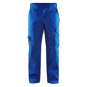 Pantalon de travail haute visibilité OEM en gros, tissu extensible, taille élastique, multi-poches, coutures renforcées, logo personnalisé - Product Image 1