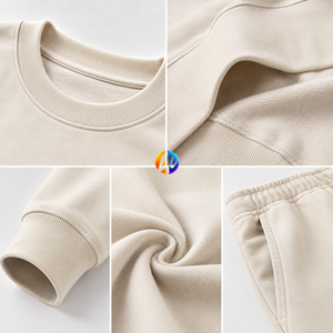 เสื้อสเวตเชิ้ตลำลองสำหรับผู้ชาย ผ้าเนื้อนุ่มสบาย ปลายแขนเสื้อแบบริบ และทรงหลวม เหมาะสำหรับสตรีทแวร์ ชุดกีฬา และใส่ในชีวิตประจำวัน - Product Image 6
