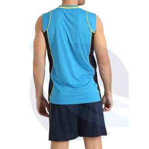 Ensemble d'uniformes de volley-ball pour hommes, design personnalisé, sublimation, respirant, 100% polyester, séchage rapide, vêtements de sport pour hommes - Product Image 3