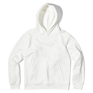 เสื้อฮู้ดดี้ผ้าฟลีซสีขาวพรีเมียมแบบยูนิเซ็กซ์ เนื้อผ้าคอตตอนผสมนุ่มสบาย มีกระเป๋า ดีไซน์วินเทจ รักษ์โลก ทรงโอเวอร์ไซส์ เหมาะสำหรับใส่ในฤดูหนาว สไตล์สตรีทแวร์ - Product Image 1