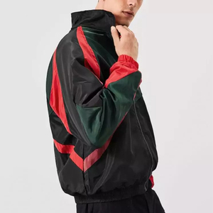 New Style OEM Custom Patch Style Print Winter High Street Stand Windbreaker <b>Running</b> Waterproof Breathable Windproof <b>Jacket</b> <b>Men</b> - Product Image 4