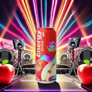 Bebida Energética Sin Azúcar de Marca Privada con Ginseng y Taurina, Baja en Carbohidratos, Sabor Natural a Fruta de Ginseng, Vitaminas y Minerales, Lata de Aluminio de 250 ml - Product Image 2