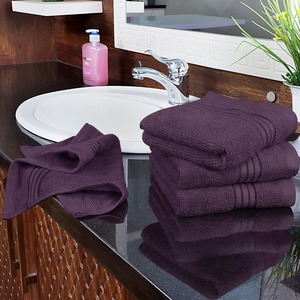 Serviette de toilette en coton tricoté épais et texturé, indispensable au quotidien, de luxe, de marque, performance supérieure, antimicrobienne, écologique - Product Image 1